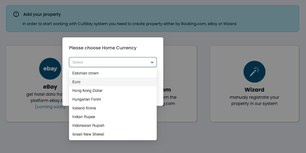 CultBay Import data from Booking.com