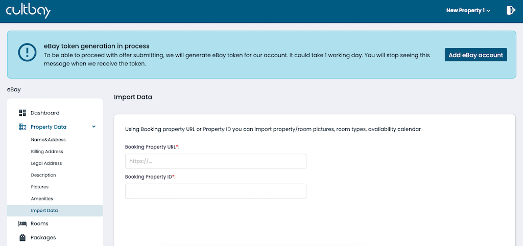 CultBay Import data from Booking.com