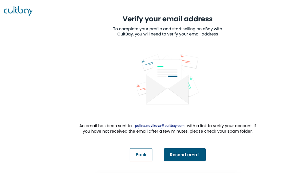 CultBay email verification